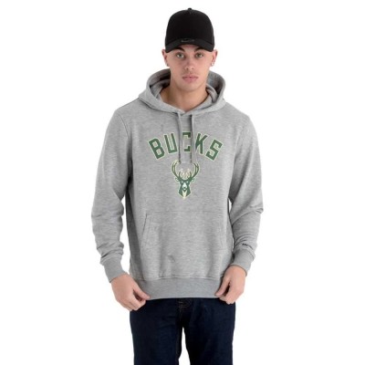 суичър,мъжки,пуловери,new,era,team,logo,po,milwaukee,bucks,hoodie,grey