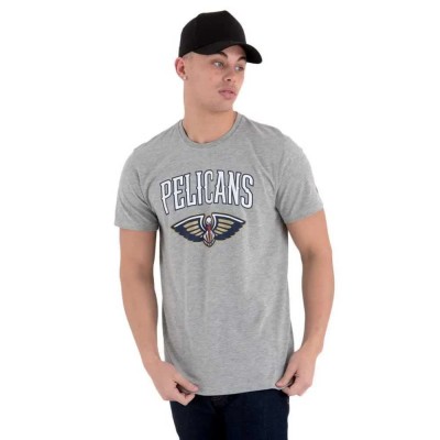 тениска,мъжки,тениски,new,era,team,logo,new,orleans,pelicans,short,sleeve,t,shirt,grey,(grey)