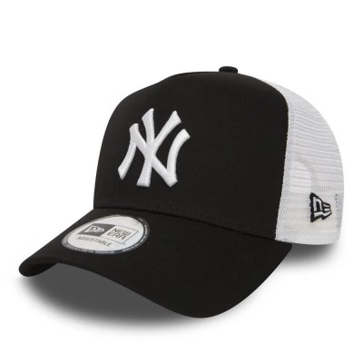 шапка,всички,шапки,new,era,clean,trucker,cap,black,white,(black)