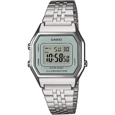 часовник,часовници,casio,la680,wea,woman,watch,silver,(white)