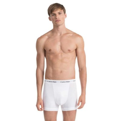 боксерки,мъжко,бельо,calvin,klein,0000u2662g,trunk,boxers,3,units,white,(white)