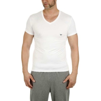 тениска,мъжки,тениски,emporio,armani,110810,cc747,short,sleeve,t,shirt,white