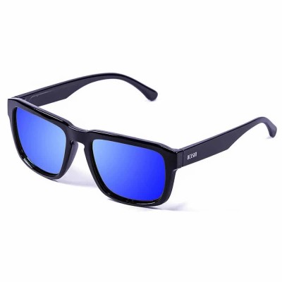 слънчеви,очила,слънчеви,очила,lenoir,eyewear,la,mel,polarized,sunglasses,shiny,black,frame,with,blue,revo,lens,(blue)