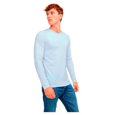 тениска,мъжки,тениски,jack,&,jones,basic,o,neck,long,sleeve,t,shirt,optical,white,(white)