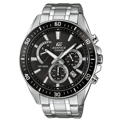 часовник,часовници,edifice,efr,552d,1avuef,watch,silver