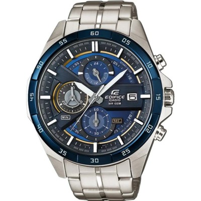 часовник,часовници,edifice,efr,556db,2avuef,watch,silver,(blue)