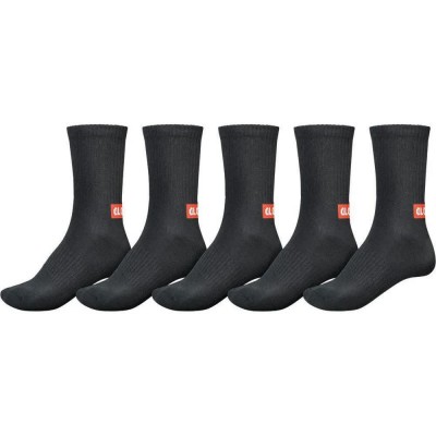 чорапи,мъжки,чорапи,globe,minibar,crew,socks,5,pairs,black,(black)