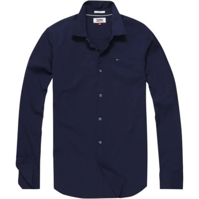 риза,с,дълъг,ръкав,мъжки,ризи,tommy,jeans,original,stretch,slim,fit,long,sleeve,shirt,black,iris,(blue)
