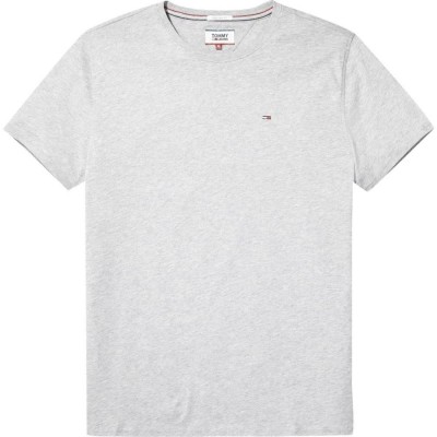 тениска,мъжки,тениски,tommy,jeans,original,regular,fit,crew,short,sleeve,t,shirt,grey,(light,grey,heather)