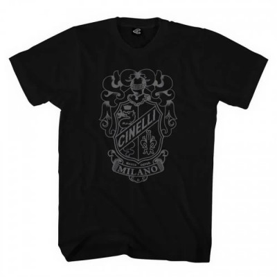 тениска,мъжки,тениски,cinelli,crest,short,sleeve,t,shirt,black,(black)