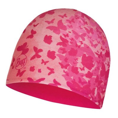 детска,шапка,всички,шапки,buff,®,microfiber&polar,beanie,pink,(child,butterfly,pink)