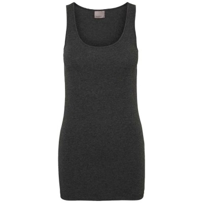 тениска,дамски,тениски,vero,moda,my,soft,sleeveless,t,shirt,dark,grey,melange,(grey)