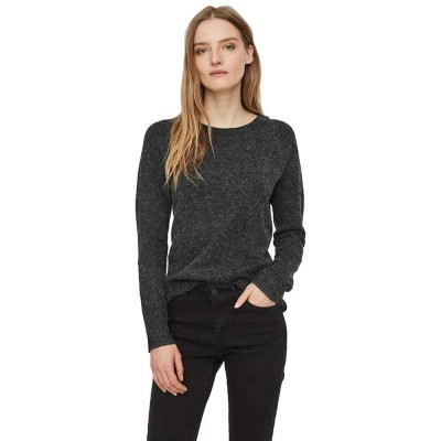 блуза,дамски,пуловери,дамски,плетени,дрехи,vero,moda,doffy,sweater,black,(black)