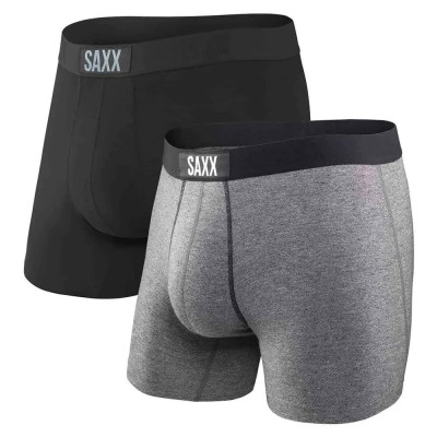 боксерки,мъжко,бельо,saxx,underwear,vibe,boxers,2,units,black,grey,(black,grey)