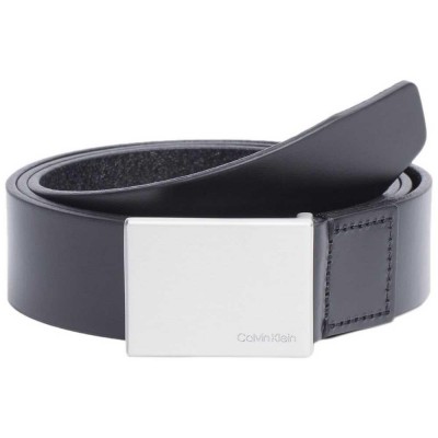 колан,колани,calvin,klein,leather,plaque,belt,black