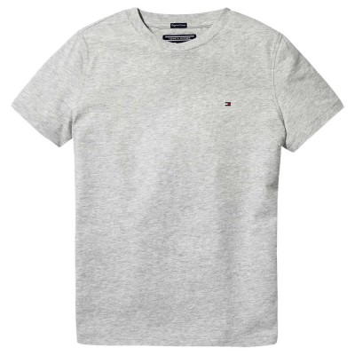тениска,детски,тениски,tommy,hilfiger,basic,short,sleeve,t,shirt,grey,heather,(grey)
