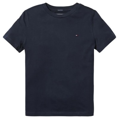 тениска,детски,тениски,tommy,hilfiger,basic,short,sleeve,t,shirt,sky,captain,(blue)