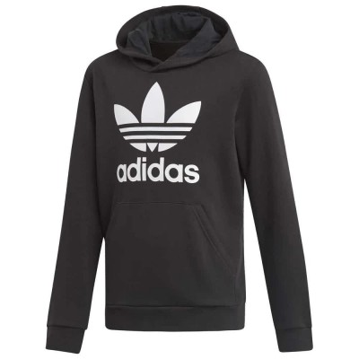 суичър,детски,блузи,adidas,originals,trefoil,hoodie,black,(black,white)