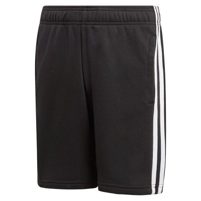 къси,панталони,детски,панталони,adidas,essentials,3,stripes,knit,shorts,black,(black,white)