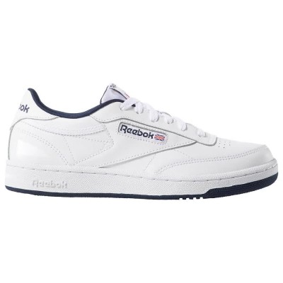 юношески,маратонки,детски,маратонки,reebok,classics,heritage,club,c,junior,trainers,white,(white,navy)