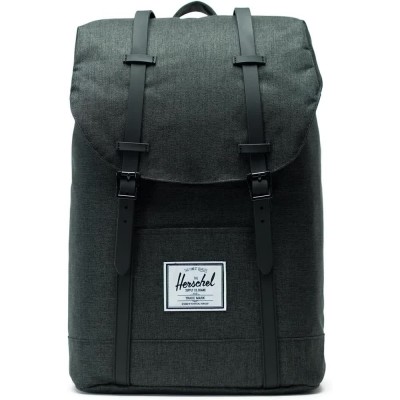 раница,раници,herschel,retreat,backpack,black,(black,crosshatch)