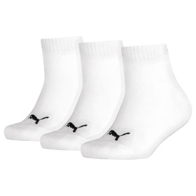 чорапи,детски,чорапи,puma,quarter,short,socks,3,pairs,white,(white)