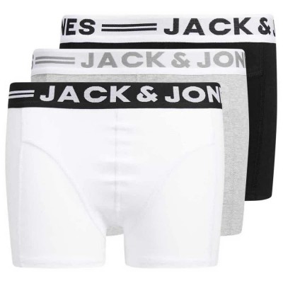 боксерки,детско,бельо,jack,&,jones,sense,boxers,3,units,light,grey,melange,(grey)