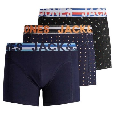 боксерки,мъжко,бельо,jack,&,jones,henrik,boxers,3,units,black,(black)