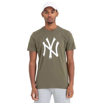 тениска,мъжки,тениски,new,era,mlb,team,logo,new,york,yankees,short,sleeve,t,shirt,green,med,(green)