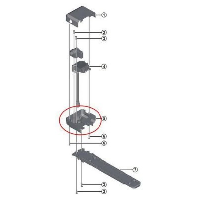 други,аксесоари,shimano,bottom,cover,battery,e,6000,abus,grey,(black)