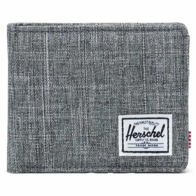портфейли,и,портмонета,herschel,roy,rfid,wallet,grey,(raven,crosshatch)
