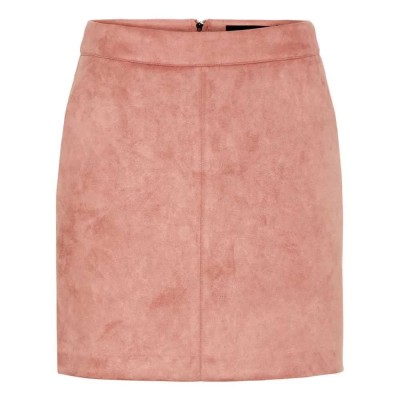 пола,дамски,поли,и,рокли,vero,moda,donna,dina,faux,suede,noos,skirt,old,rose,(pink)
