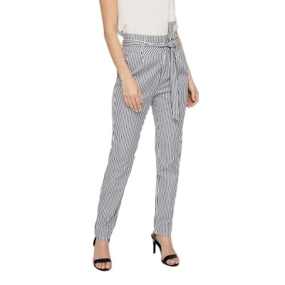 сако,дамски,панталони,vero,moda,eva,loose,striped,paperbag,pants,white,blue,(snow,white,navy,blazer,stripes)