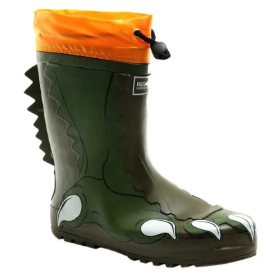 обувки,детски,боти,regatta,mudplay,boots,dark,khaki,rusty,orange,(green)