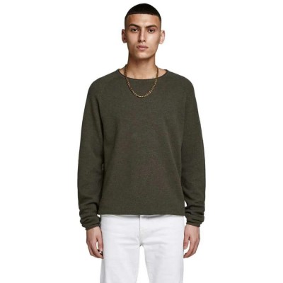 блуза,мъжки,пуловери,jack,&,jones,hill,sweater,olive,night,(green)
