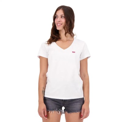 тениска,дамски,тениски,levi´s,®,the,perfect,short,sleeve,v,neck,t,shirt,white,(white)