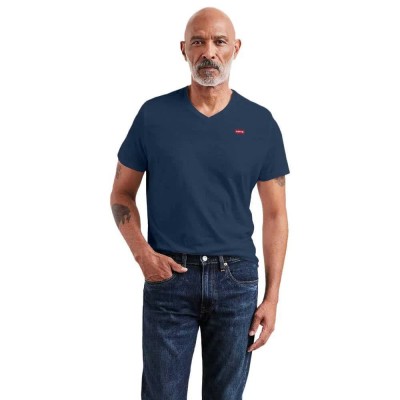 тениска,мъжки,тениски,levi´s,®,the,original,short,sleeve,v,neck,t,shirt,blue,(dress,blues)