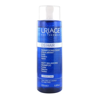 хигиена,коса,uriage,ds,hair,soft,balancing,shampoo,200ml,blue