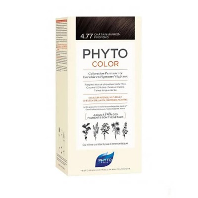 хигиена,коса,phyto,permanent,color,4.77,brown,intense,brown,white