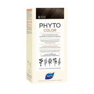 хигиена,коса,phyto,permanent,color,6,dark,blonde,white