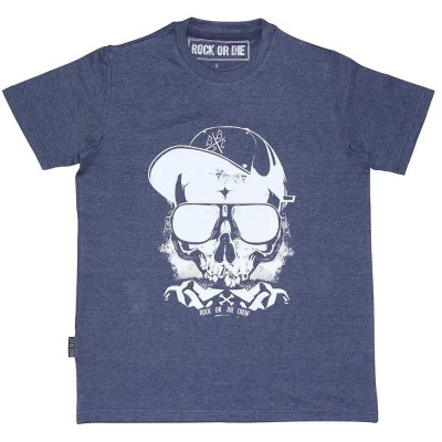 тениска,мъжки,тениски,дамски,тениски,rock,or,die,skull,crew,short,sleeve,t,shirt,blue,(navy)