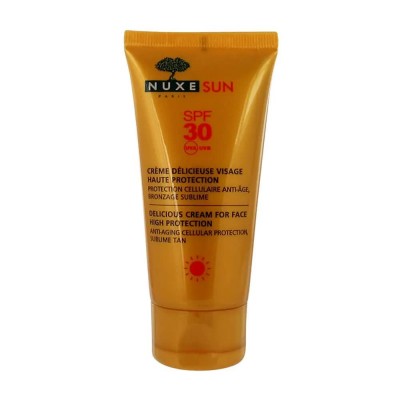 козметика,за,защита,от,слънце,nuxe,sun,delicious,cream,for,face,spf30,50ml,orange,(orange)