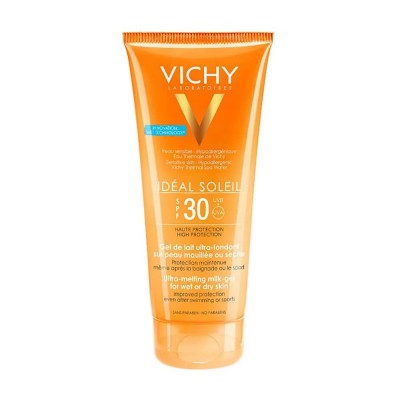 козметика,за,защита,от,слънце,vichy,ideal,soleil,ultra,melting,milk,gel,spf30,200ml,orange,(orange)
