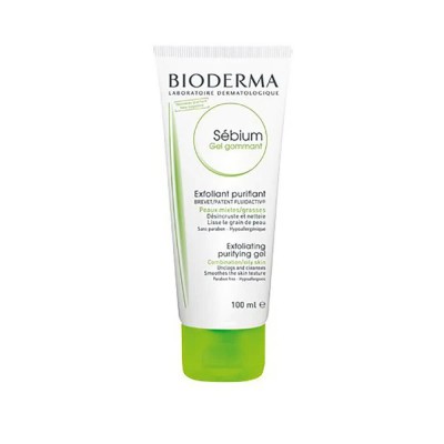 ексфолианти,bioderma,sébium,exfoliating,purifying,gel,100ml,white