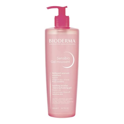 специфични,козметични,продукти,bioderma,sensibio,foaming,gel,500ml,pink