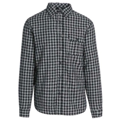 риза,с,дълъг,ръкав,мъжки,ризи,trespass,sheedacallee,long,sleeve,shirt,black,gingham,(black)