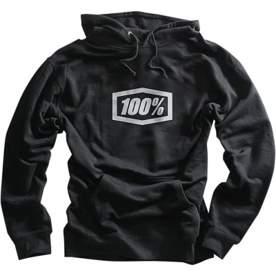 суичър,мъжки,пуловери,100percent,essential,hoodie,black,(black)