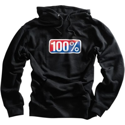 суичър,мъжки,пуловери,100percent,classic,hoodie,black,(black)