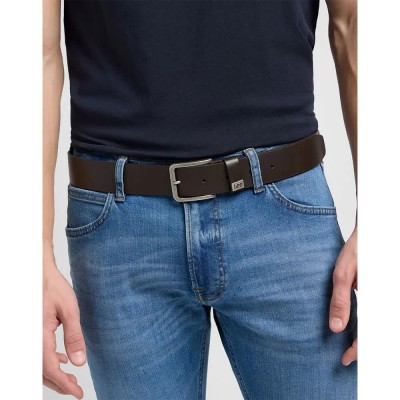 колан,колани,lee,small,logo,belt,dark,brown,(black)