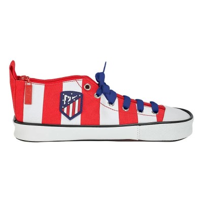 канцеларски,принадлежности,safta,atletico,madrid,sport,shoe,shaped,pencil,case,red,white,blue,(white)
